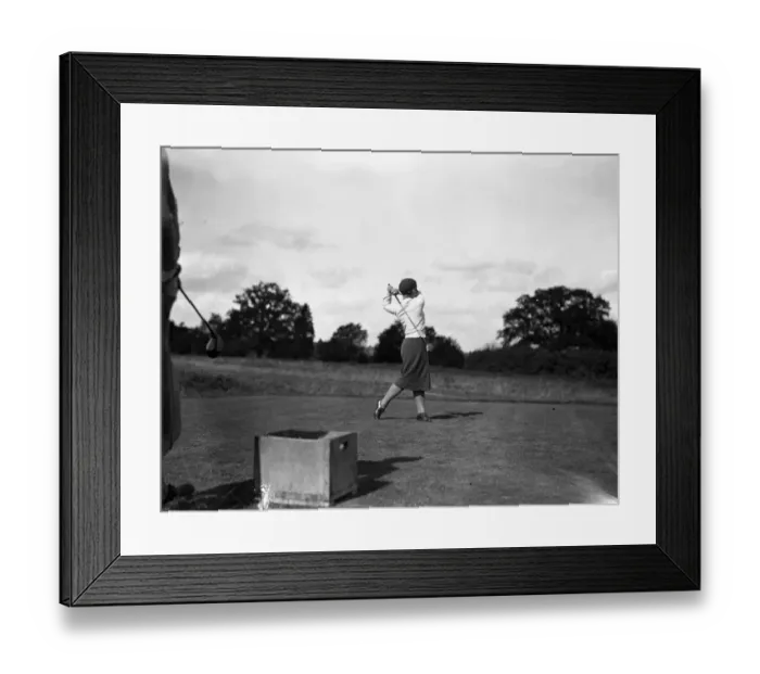 Framed Print : English Ladies Close Golf Championship at the Royal Ashdown Forest Golf Club, Sussex