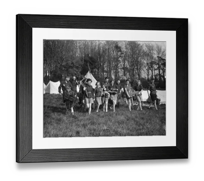 Framed Print : Best task of the day. Order of woodcraft chivalry members in Sussex, Easter Camp Framed Print : Best task of the day. Order of woodcraft chivalry members in Sussex, Easter Camp