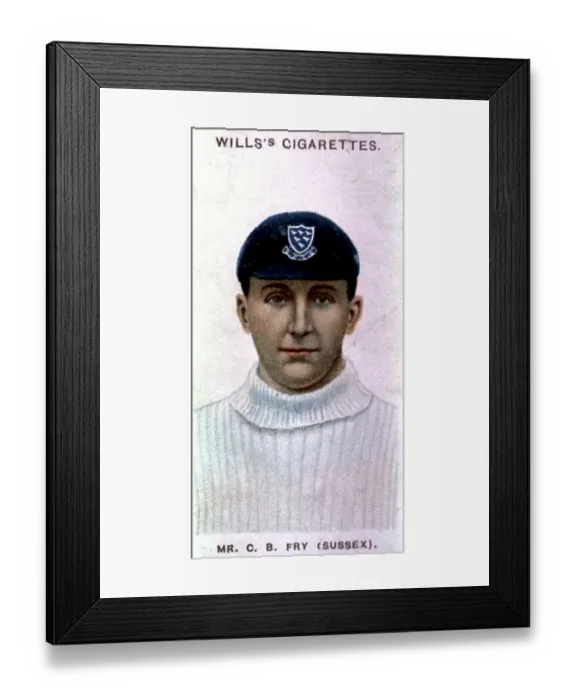 Framed Print : Mr C B Fry Sussex 1908 A 2004 TopFoto Framed Print : Mr C B Fry Sussex 1908 A 2004 TopFoto