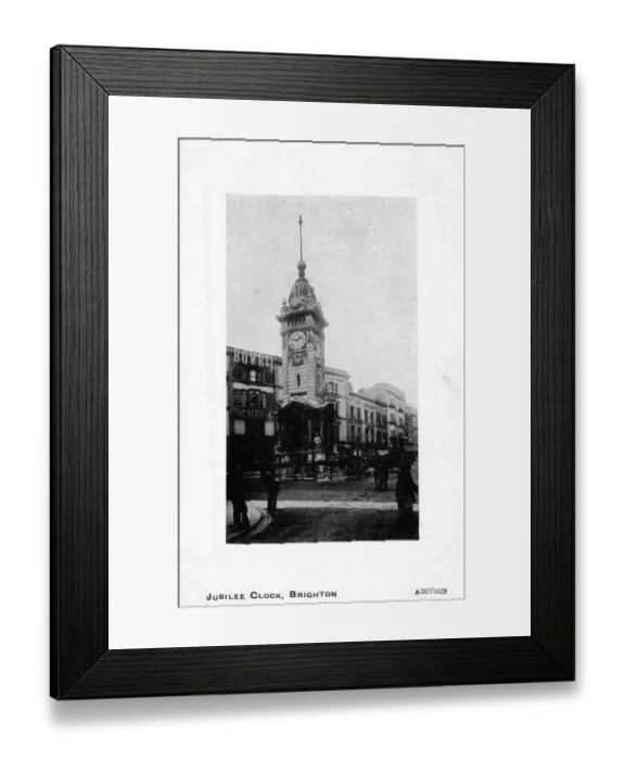 Framed Print : Jubilee Clock Tower, Brighton, East Sussex, England. 1904