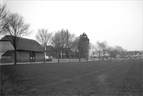 Southwick village green, Sussex. 12 March 1931