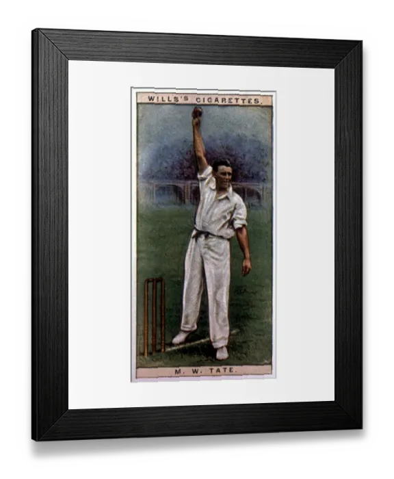 Framed Print : Maurice W Tate (Sussex) - cricketer 1928 - ?TopFoto