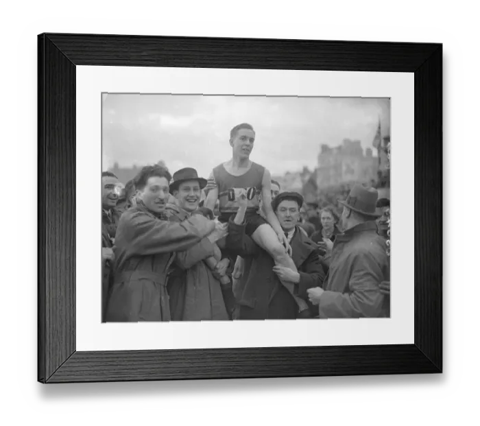 Framed Print : Mitcham wins London Brighton relay. Brookwood finishes first by a second. First Framed Print : Mitcham wins London Brighton relay. Brookwood finishes first by a second. First