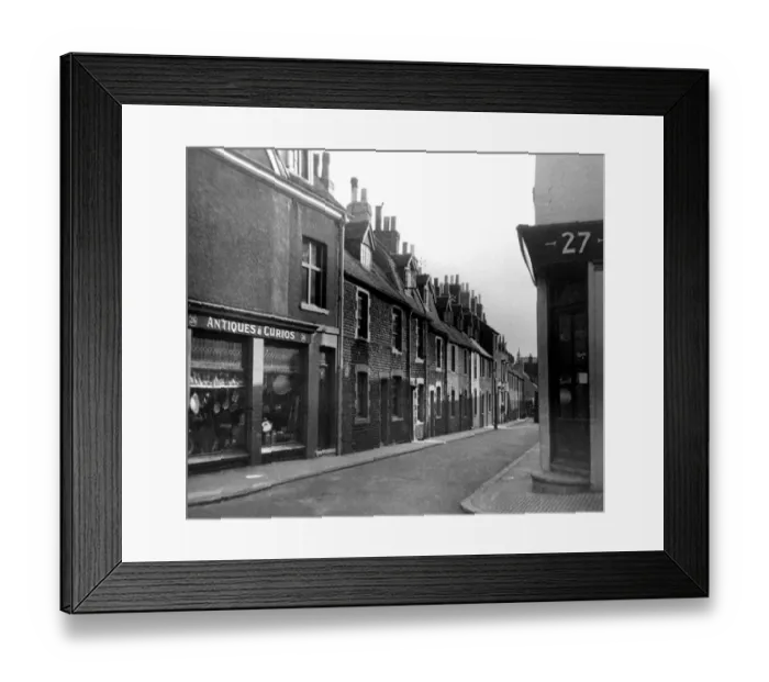 Framed Print : Portland Street, Brighton, 1937 Sussex Framed Print : Portland Street, Brighton, 1937 Sussex
