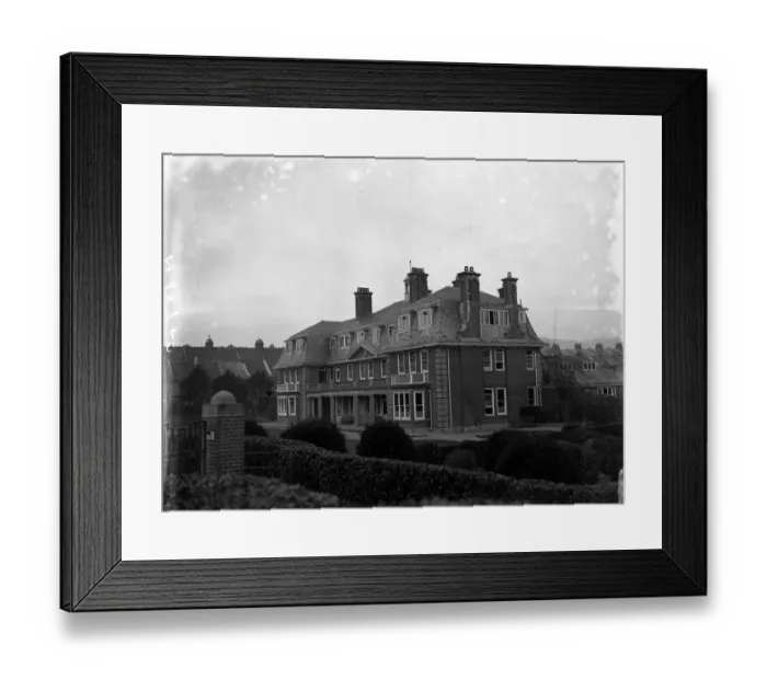 Framed Print : Kemp Town, Brighton, Sussex. The John Howard convalescent home 2nd March 1931 Framed Print : Kemp Town, Brighton, Sussex. The John Howard convalescent home 2nd March 1931
