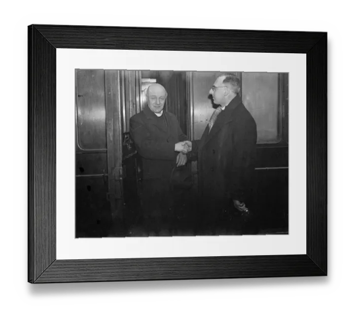 Framed Print : Home after 20 years amid hardships of Newfoundland. After 20 years of apostolic Framed Print : Home after 20 years amid hardships of Newfoundland. After 20 years of apostolic
