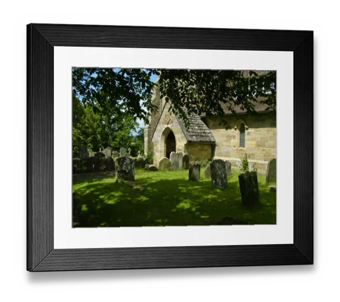 Framed Print : View of St Michael and All Angels Church, Withyham, East Sussex, showing porch credit Framed Print : View of St Michael and All Angels Church, Withyham, East Sussex, showing porch credit