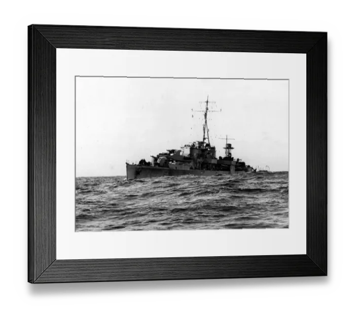 Framed Print : HMS Woodcock, the British Royal Navy sloop. She is adopted by Cuckfield and district Framed Print : HMS Woodcock, the British Royal Navy sloop. She is adopted by Cuckfield and district