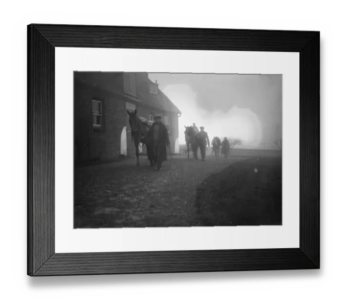 Framed Print : First pictures of Heartbreak Hill in training at Lewes - the favoured Irish candidate