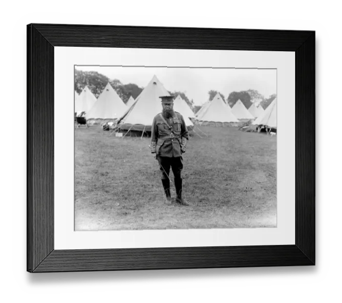 Framed Print : Arundel Camp. Duke of Norfolk in Uniform of Colonel of 4th Sussex Regt. Territorials 1913 Framed Print : Arundel Camp. Duke of Norfolk in Uniform of Colonel of 4th Sussex Regt. Territorials 1913