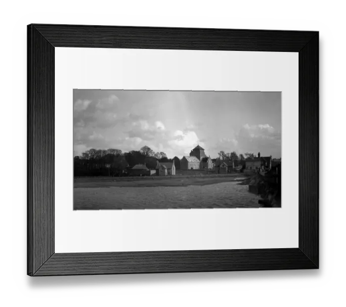Framed Print : Old Shoreham and its church seen from the bridge over the river Adur. 1931 Framed Print : Old Shoreham and its church seen from the bridge over the river Adur. 1931