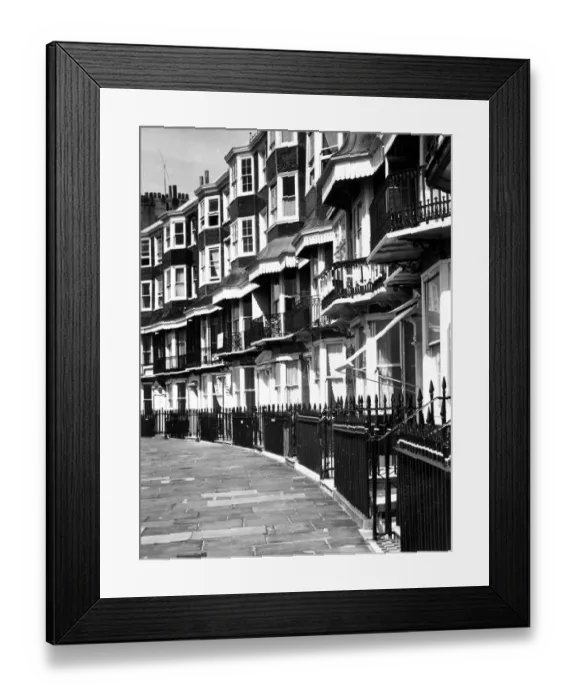 Framed Print : Royal Crescent, Brighton, Sussex 1940s  /  1950s