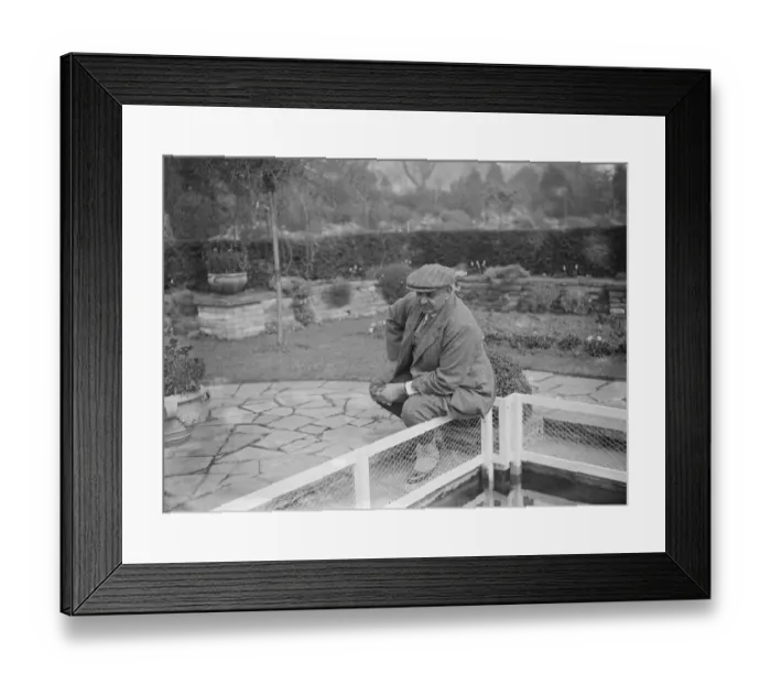 Framed Print : The Maharaja of Nawanagar ( Ranjitsinjhi ) At his home in Staines Middlesex. 31 Framed Print : The Maharaja of Nawanagar ( Ranjitsinjhi ) At his home in Staines Middlesex. 31