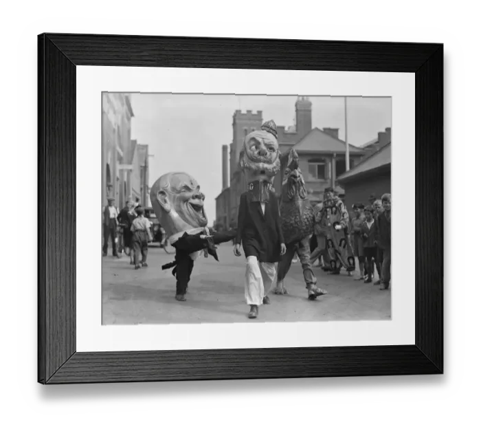 Framed Print : Hastings carnival 1 September 1937