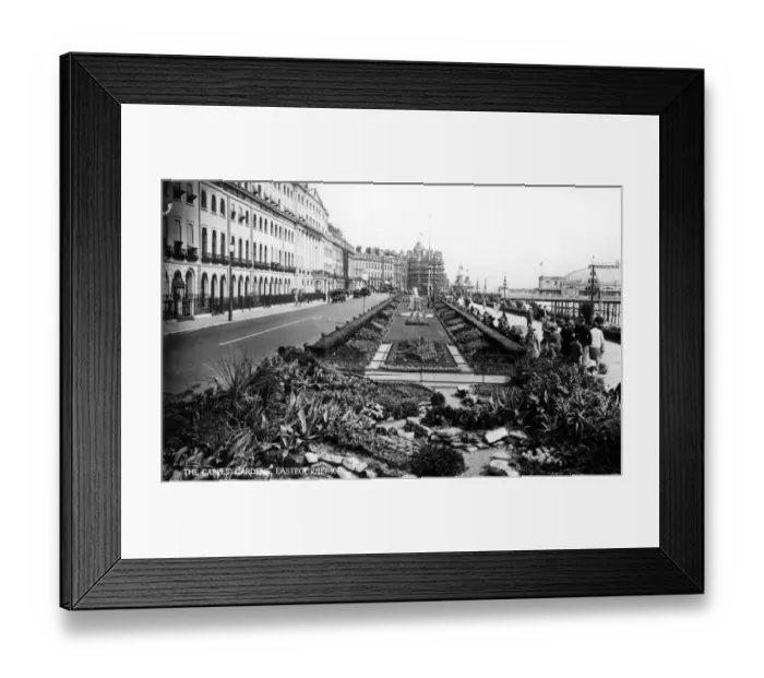 Framed Print : The Carpet Gardens, Eastbourne, East Sussex, England. 1930 Framed Print : The Carpet Gardens, Eastbourne, East Sussex, England. 1930