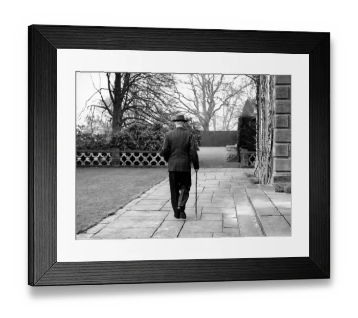 Framed Print : Harold Macmillan on his 70th birthday, at his home in Sussex. 10 February 1964 Framed Print : Harold Macmillan on his 70th birthday, at his home in Sussex. 10 February 1964