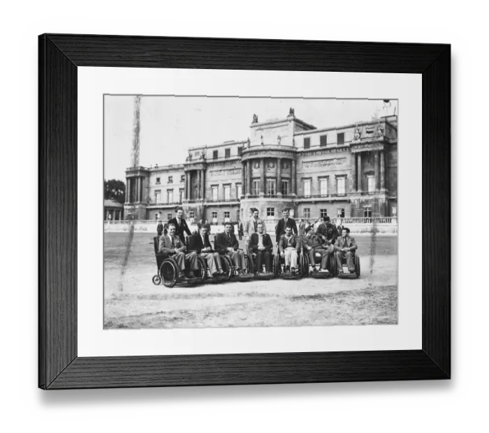 Framed Print : Patients from 16 hospitals in and around London where guests today of the not forgotten Framed Print : Patients from 16 hospitals in and around London where guests today of the not forgotten