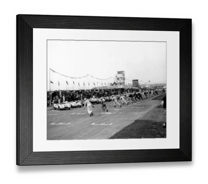 Framed Print : Motor Racing The Royal Automobile Racing Clubs International Meeting. At Goodwood Framed Print : Motor Racing The Royal Automobile Racing Clubs International Meeting. At Goodwood
