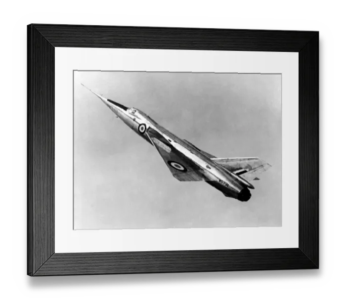 Framed Print : The Fairey Delta II which shattered the world air speed record by reaching 1, 132
