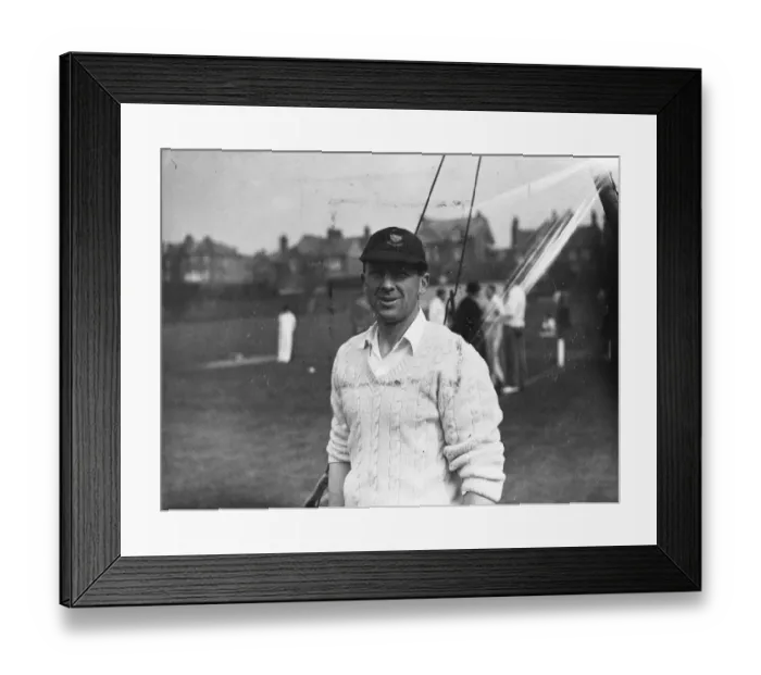 Framed Print : Geo. Cox Sussex Cricketer Undated Framed Print : Geo. Cox Sussex Cricketer Undated