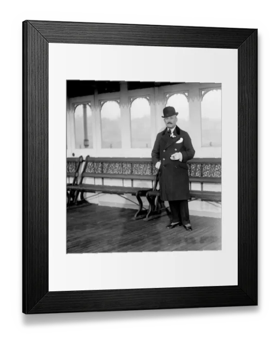 Framed Print : Mr Harry Preston : Businessman, hotel owner and entrepreneur, during Gala Day at Brighton Framed Print : Mr Harry Preston : Businessman, hotel owner and entrepreneur, during Gala Day at Brighton