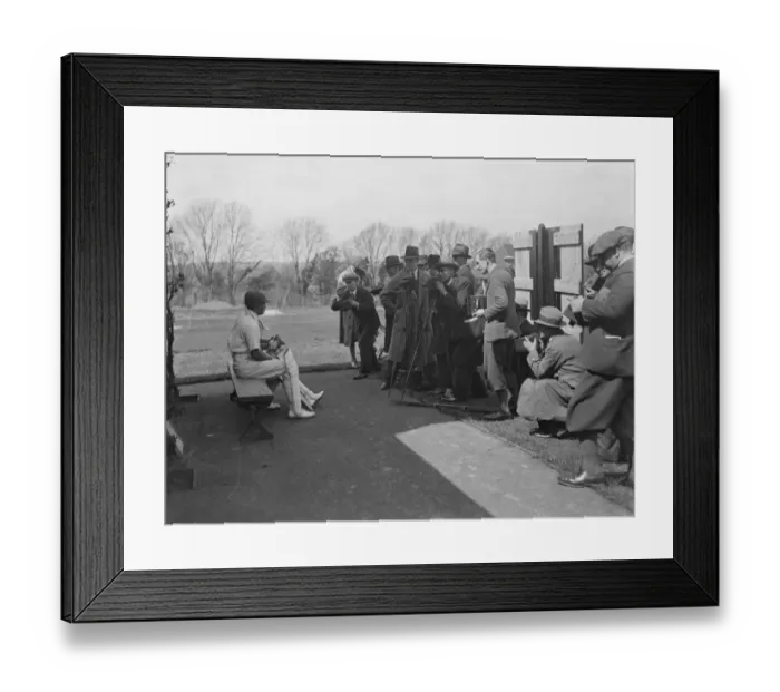 Framed Print : All India cricket team play first match against English side at Pelsham Rye Framed Print : All India cricket team play first match against English side at Pelsham Rye