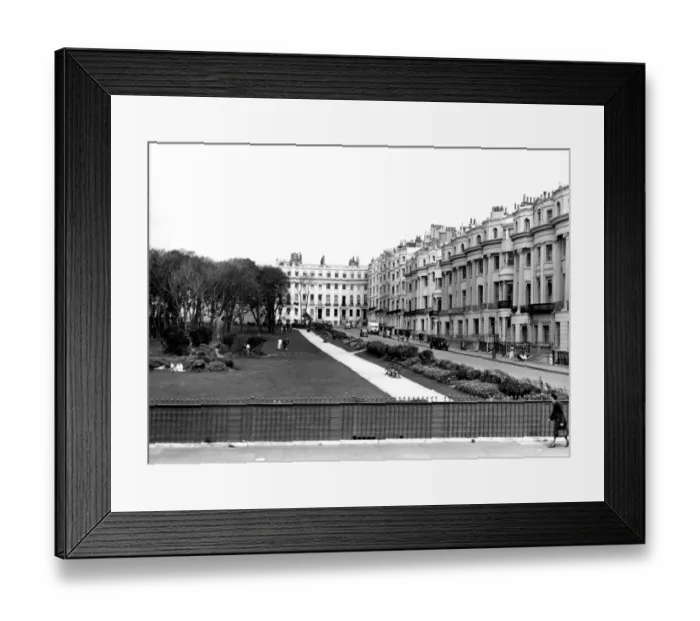 Framed Print : Brunswick Square, Hove, Sussex, 1940s Framed Print : Brunswick Square, Hove, Sussex, 1940s