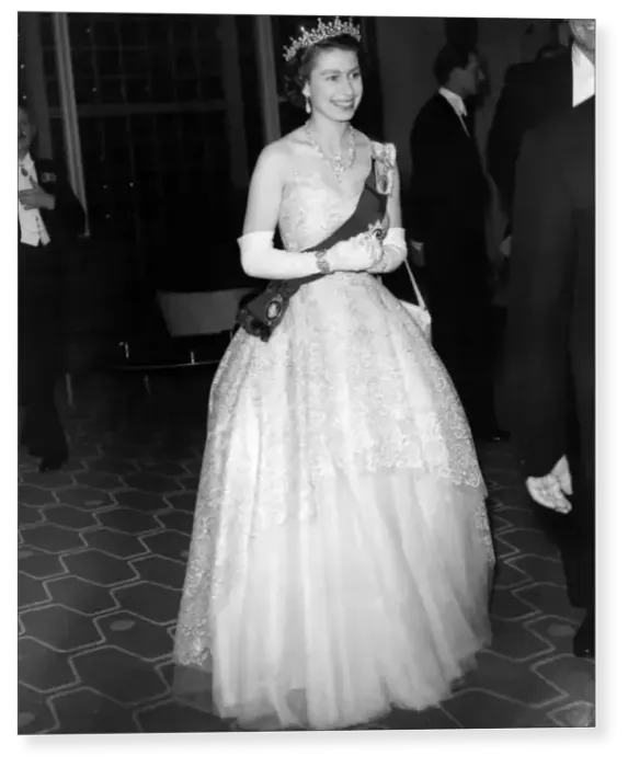 Print : Accompanied by the Duke of Edinburgh, H. M The Queen attended the conerts given in Print : Accompanied by the Duke of Edinburgh, H. M The Queen attended the conerts given in