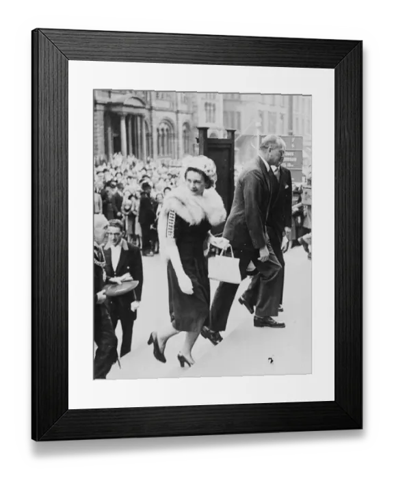 Framed Print : The Duke of Gloucester accompanied by the Duchess, opened the Enterprise Scotland Framed Print : The Duke of Gloucester accompanied by the Duchess, opened the Enterprise Scotland