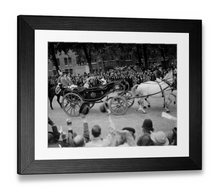 Framed Print : The Royal tour of Canada and the USA by King George VI and Queen Elizabeth, 1939 The King Framed Print : The Royal tour of Canada and the USA by King George VI and Queen Elizabeth, 1939 The King