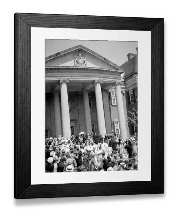Framed Print : The Royal tour of Canada and the USA by King George VI and Queen Elizabeth, 1939 The King Framed Print : The Royal tour of Canada and the USA by King George VI and Queen Elizabeth, 1939 The King