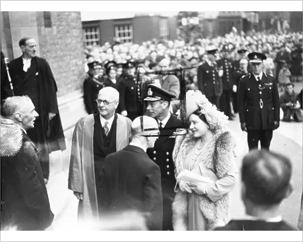 Their majesties the King and Queen visited Oxford University for the opening of Bodleian Extension