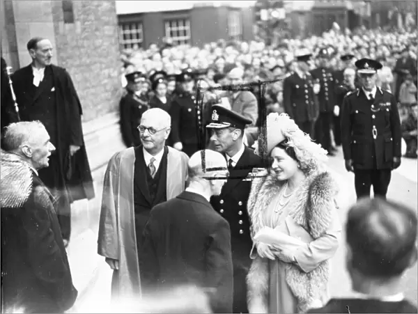 Their majesties the King and Queen visited Oxford University for the opening of Bodleian Extension