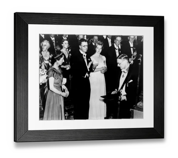Framed Print : Mr T B Eliot, English poet who received the Nobel Prize for Literature, seen with Framed Print : Mr T B Eliot, English poet who received the Nobel Prize for Literature, seen with