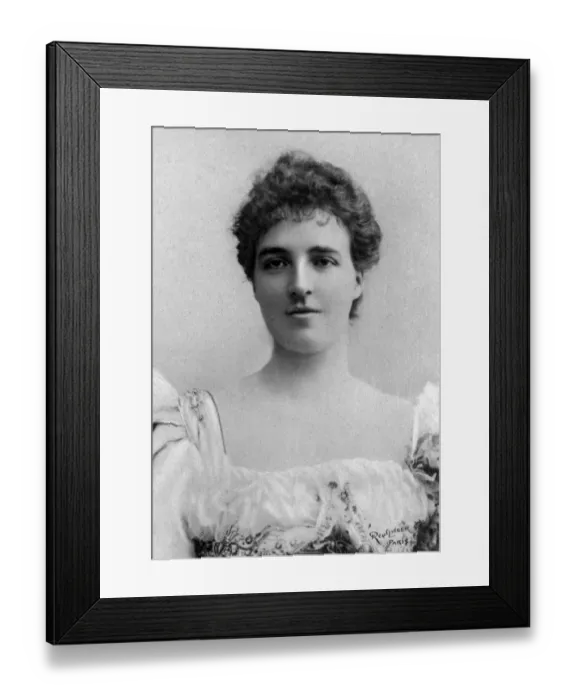 Framed Print : Marie-Amelie - Reine de Portugal - Am?lie (Marie Louise H?l?ne) of Orleans (28 September 1865