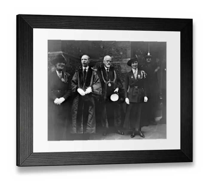 Framed Print : Princess Mary and the Girl Guides at Norwich 1920 Framed Print : Princess Mary and the Girl Guides at Norwich 1920