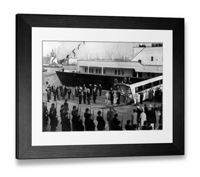 Framed Print : Amsterdam The Netherlands Three day state visit Queen Elizabeth II and Prince Philip