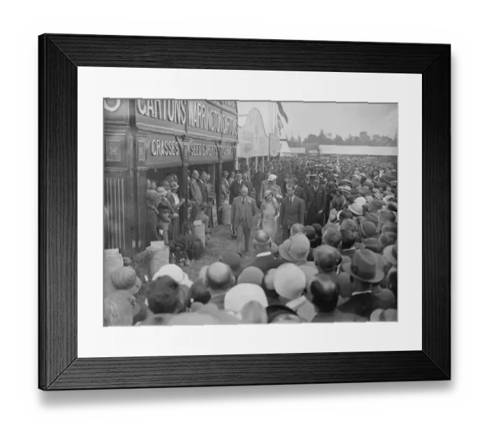 Framed Print : The Royal Counties Show at Salisbury The Duke and Duchess of York passing through
