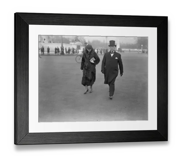 Framed Print : Royal party at Buckingham Palace. The King and Queen gave an afternoon party Framed Print : Royal party at Buckingham Palace. The King and Queen gave an afternoon party