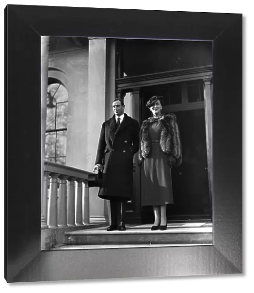 The Duke and Duchess of Kent leaving their home in Belgrave Square for the Christening