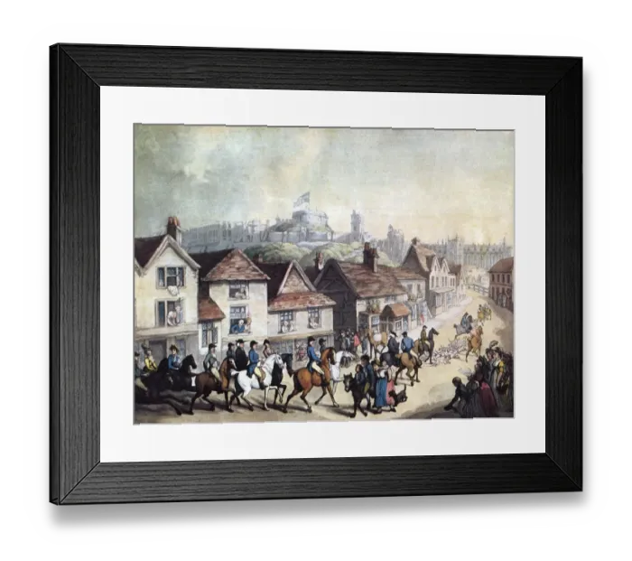Framed Print : The Return From The Chase Scene at Eaton Thomas Rowlandson 1801 Framed Print : The Return From The Chase Scene at Eaton Thomas Rowlandson 1801