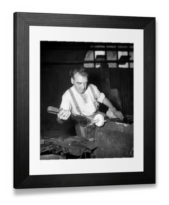Framed Print : Collectors will have rare souvenirs of Coronation - exquisite goblets etched in diamond-point work Framed Print : Collectors will have rare souvenirs of Coronation - exquisite goblets etched in diamond-point work