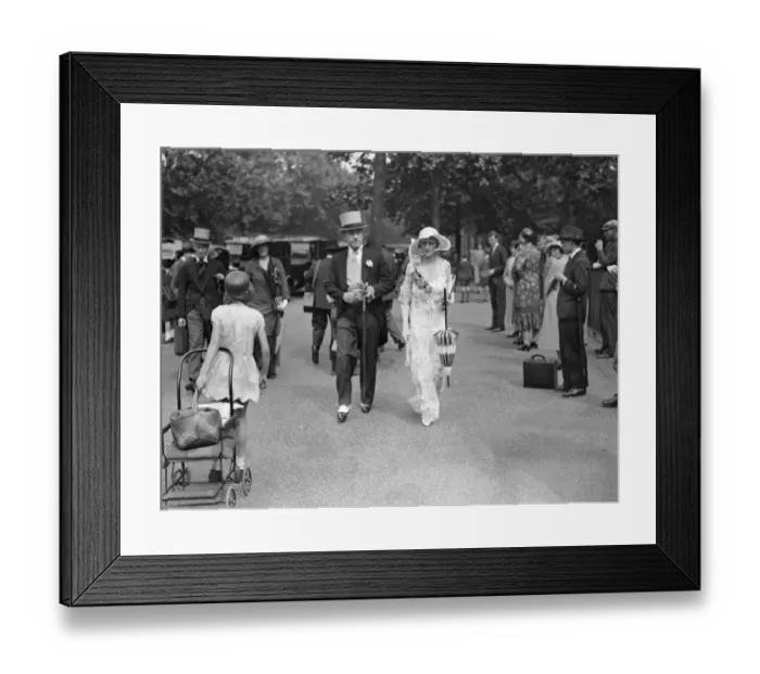 Framed Print : Nine thousand guests at royal garden party at Buckingham Palace. There were about Framed Print : Nine thousand guests at royal garden party at Buckingham Palace. There were about