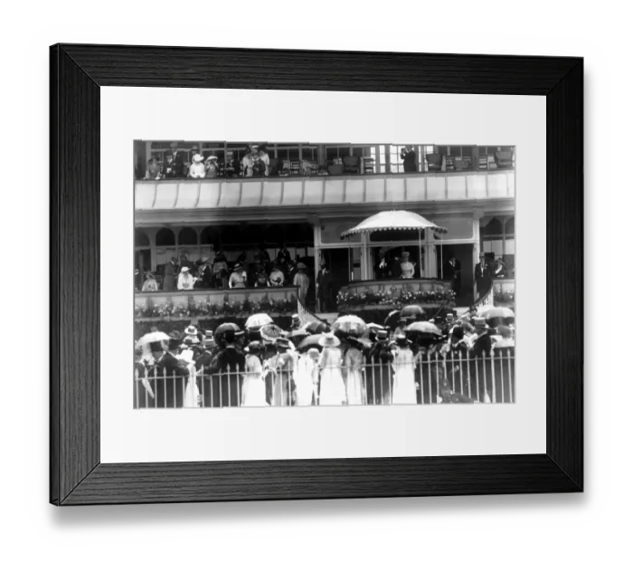 Framed Print : Ascot, 1919 The Royal Box