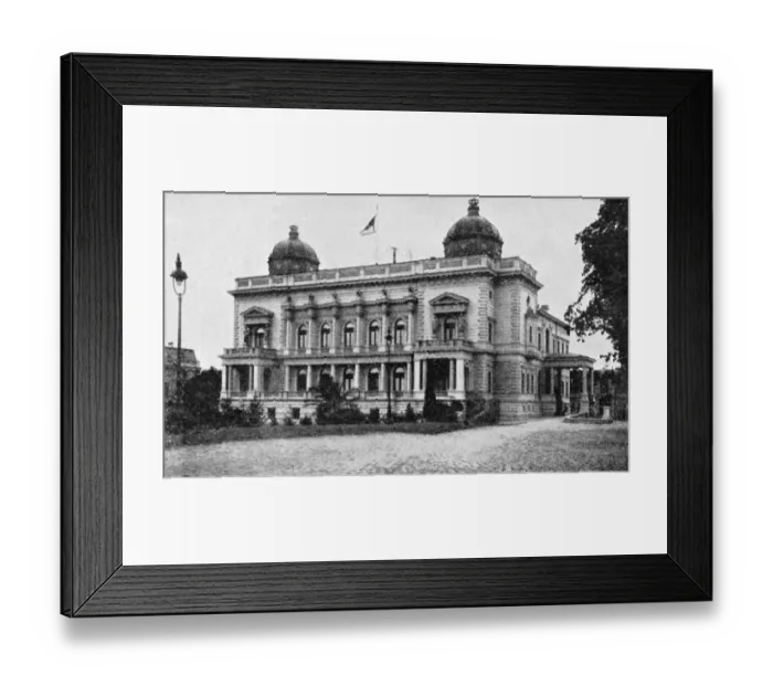 Framed Print : King Peters Palace Peter I Karageorgievich, King of Serbia born 1844 died 1921 Framed Print : King Peters Palace Peter I Karageorgievich, King of Serbia born 1844 died 1921