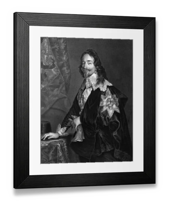 Framed Print : Charles 1st