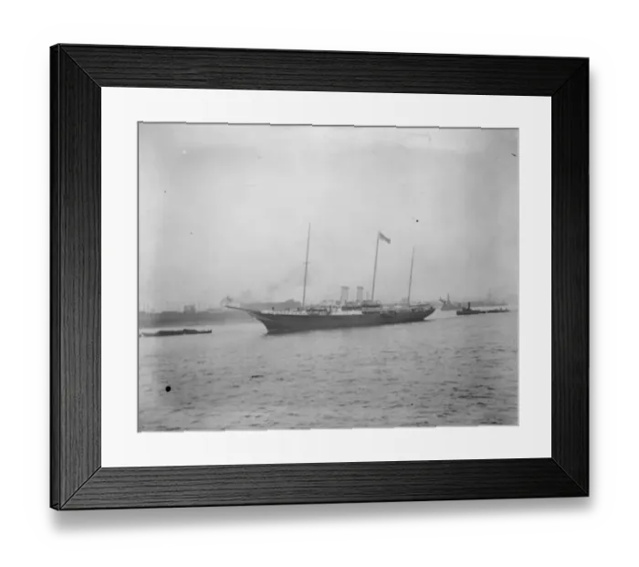 Framed Print : The Royal Yacht Alexandra at Woolwich, London. 11 October 1919 Framed Print : The Royal Yacht Alexandra at Woolwich, London. 11 October 1919