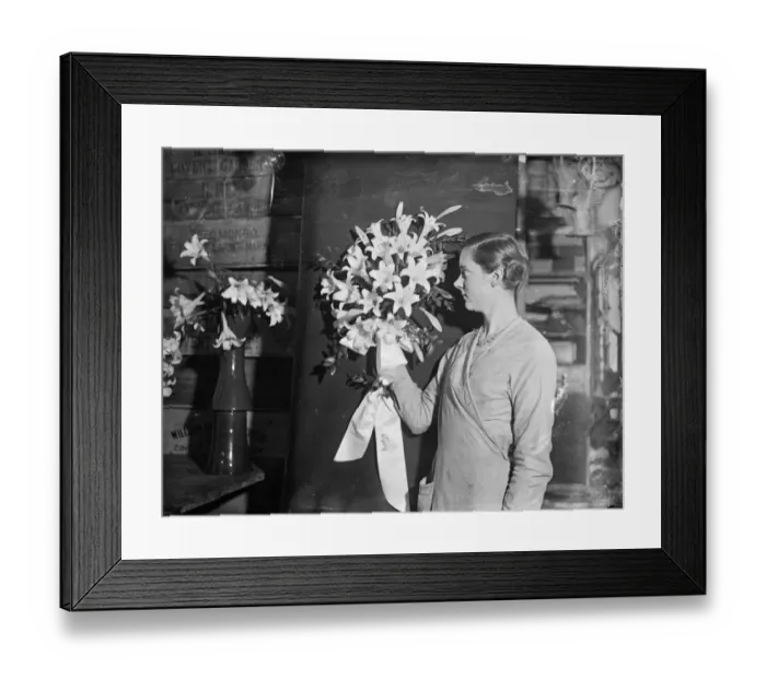 Framed Print : Princess Marinas wedding bouquet. 28 November 1934 Framed Print : Princess Marinas wedding bouquet. 28 November 1934