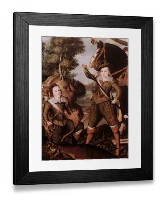 Framed Print : Henry, Prince of Wales, in the Hunting Field by Robert Peake the Elder (British, active by 1576 Framed Print : Henry, Prince of Wales, in the Hunting Field by Robert Peake the Elder (British, active by 1576