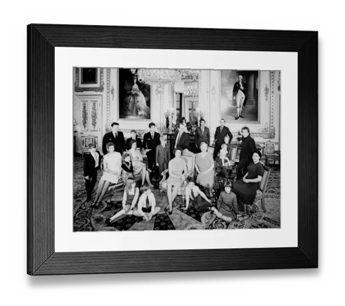 Framed Print : Royal family group Framed Print : Royal family group